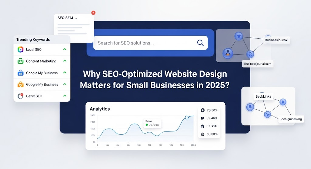 Why SEO-Optimized Website Design Matters for Small Businesses in 2025?